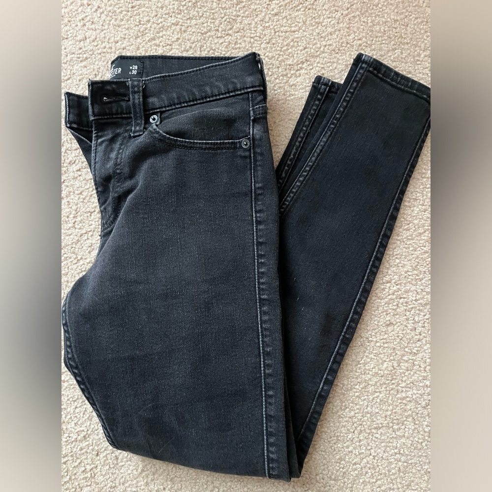 Black skinny hollister jeans